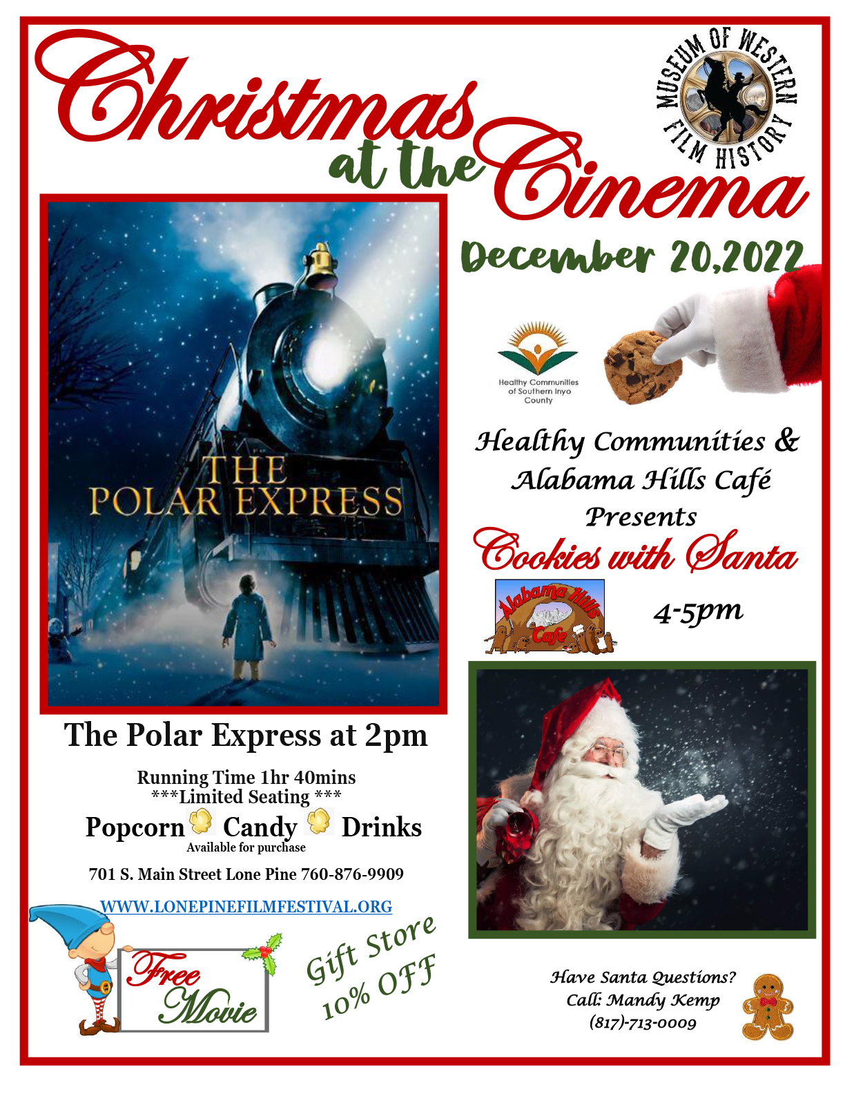 Christmas at the Cinema Flyer